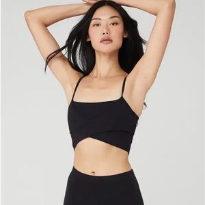 Alo Yoga Airbrush Enso Bra in Black - S